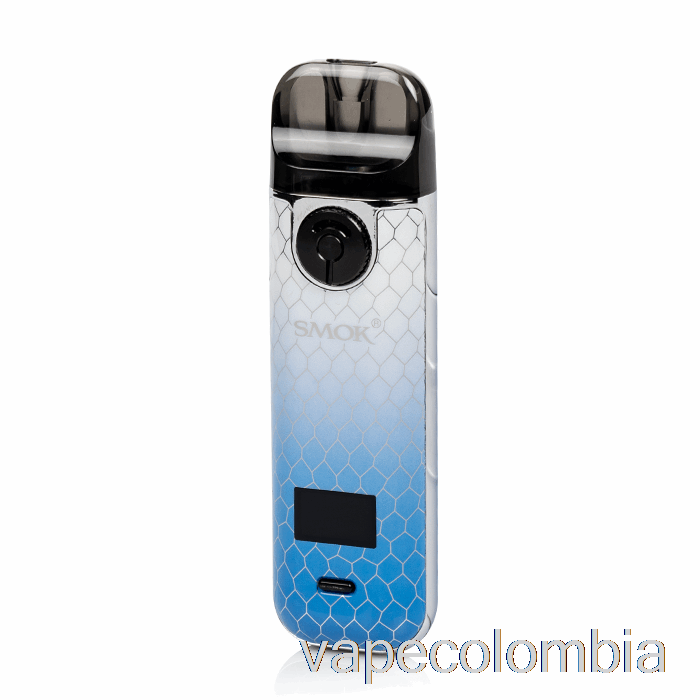 Vape Recargable Smok Novo 4 25w Pod Kit Azul Gris Cobra